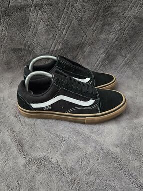 Vans Old Skool 'Black Gum' Shoes Mens Sz 9 Casual Sneakers Skater.